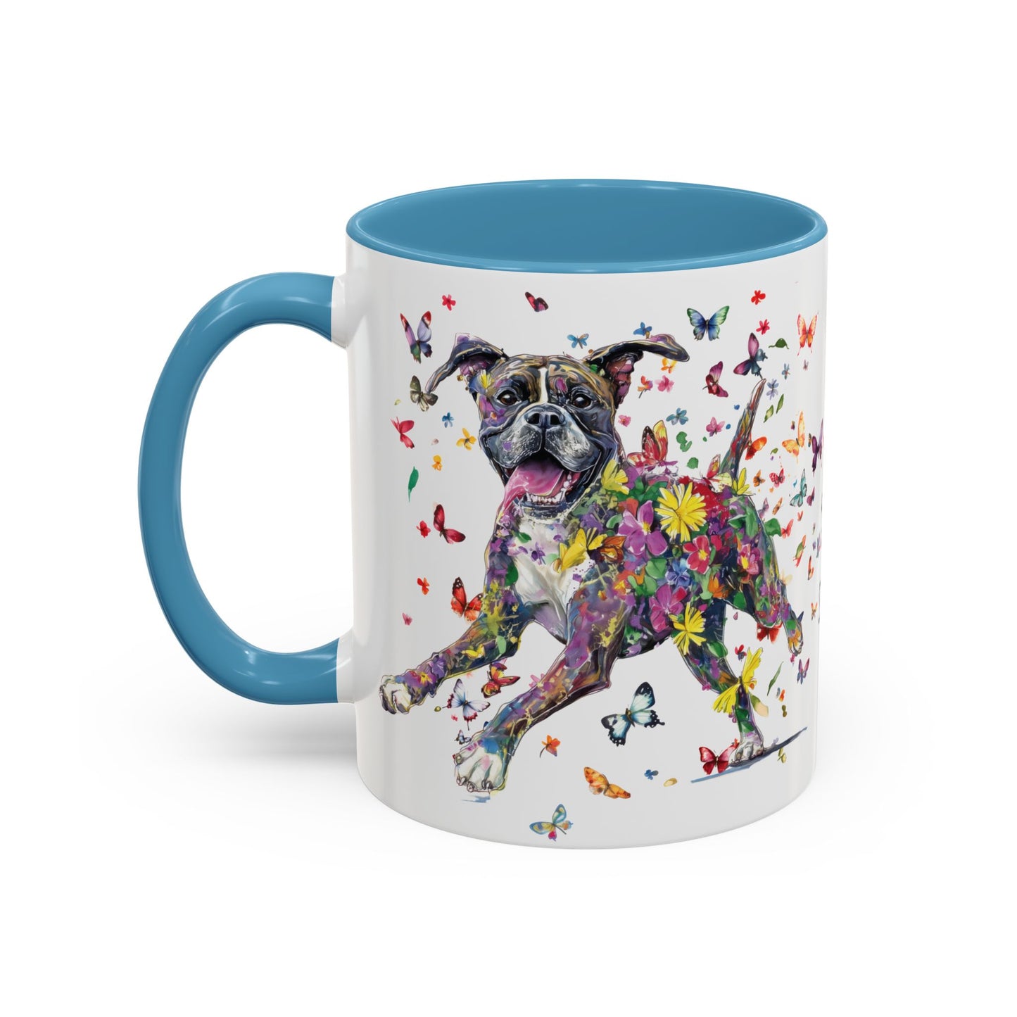 Boxer #2 Personalized Accent Mugs, 11oz