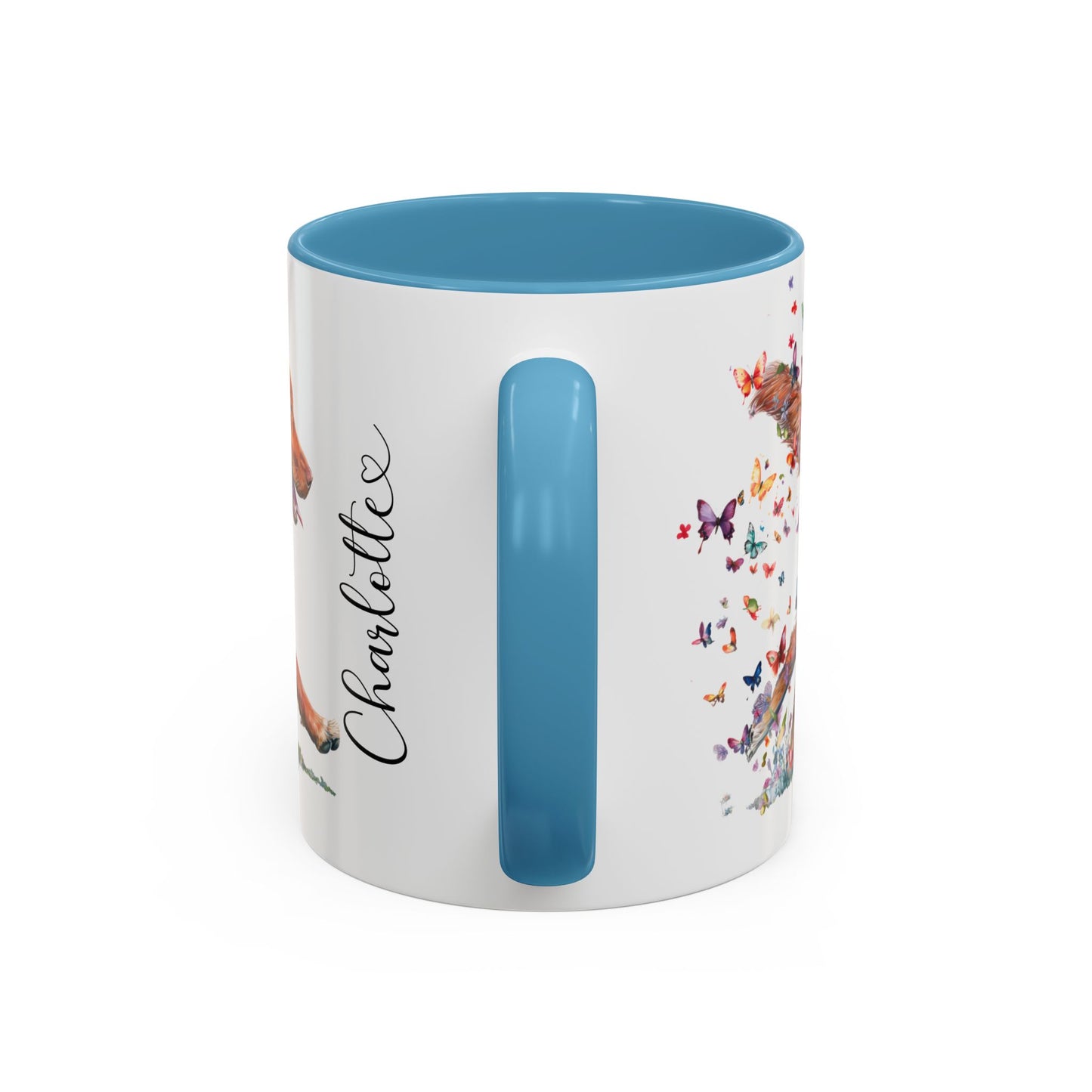 Nova Scotia Duck Tolling Retriever Personalized Accent Mugs, 11oz