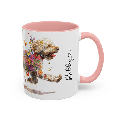 Lagotto Romagnolo #1 Personalized Accent Mugs, 11oz