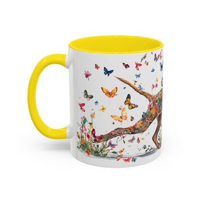 Wire Haired Vizsla Personalized Accent Mugs, 11oz