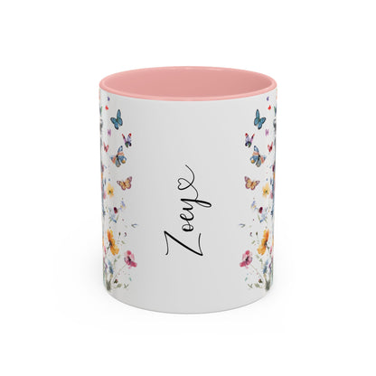 Silken Windhound #3 Personalized Accent Mugs, 11oz