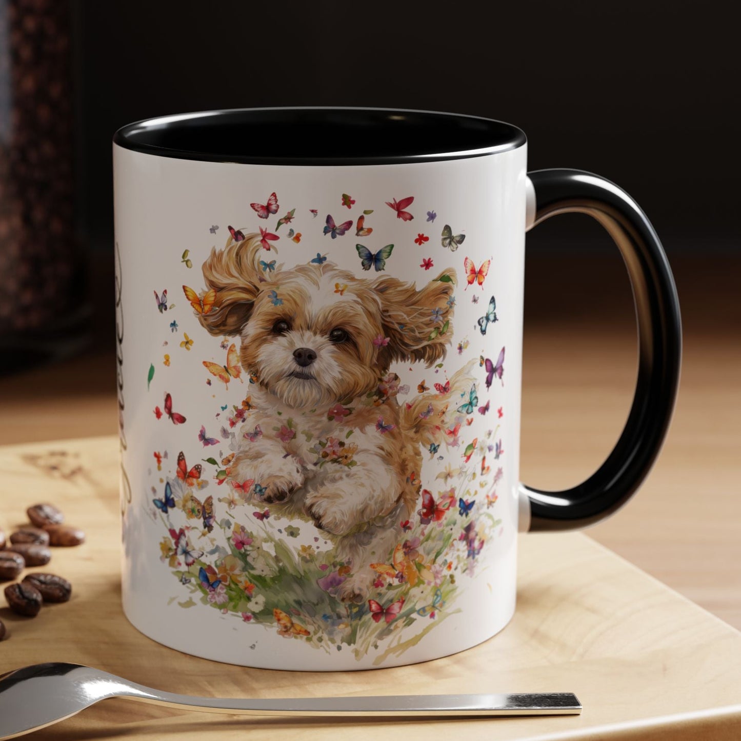 Shih Tzu #8  Personalized Accent Mugs, 11oz