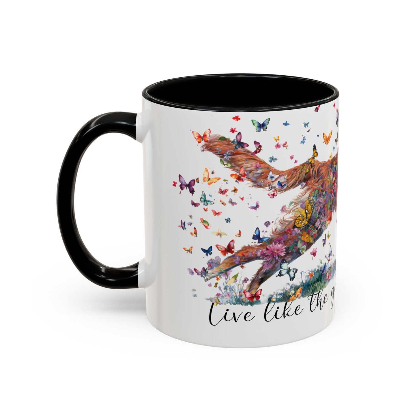 Nova Scotia Duck Tolling Retriever  “Live like the gate was left open" Accent Mugs, 11oz