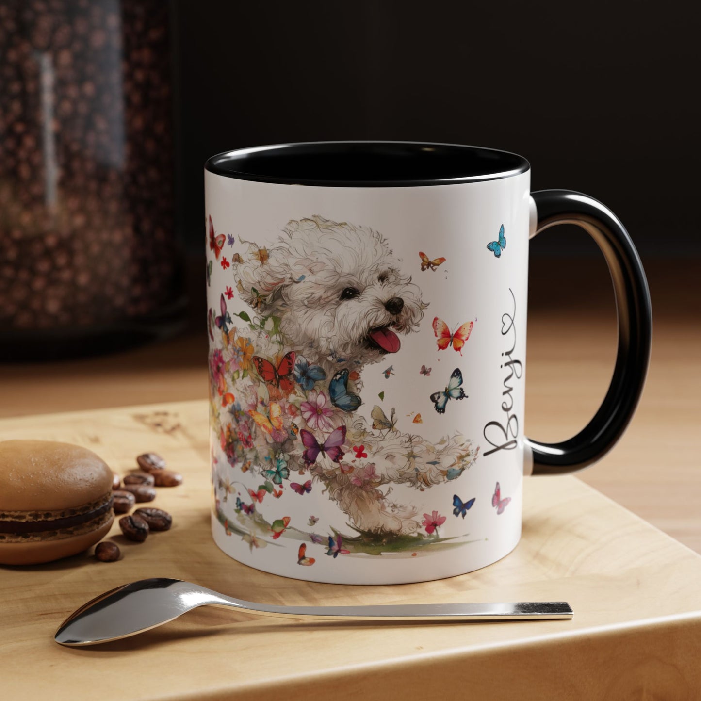 Bichon Frise #2 Personalized colourful Mugs, 11oz