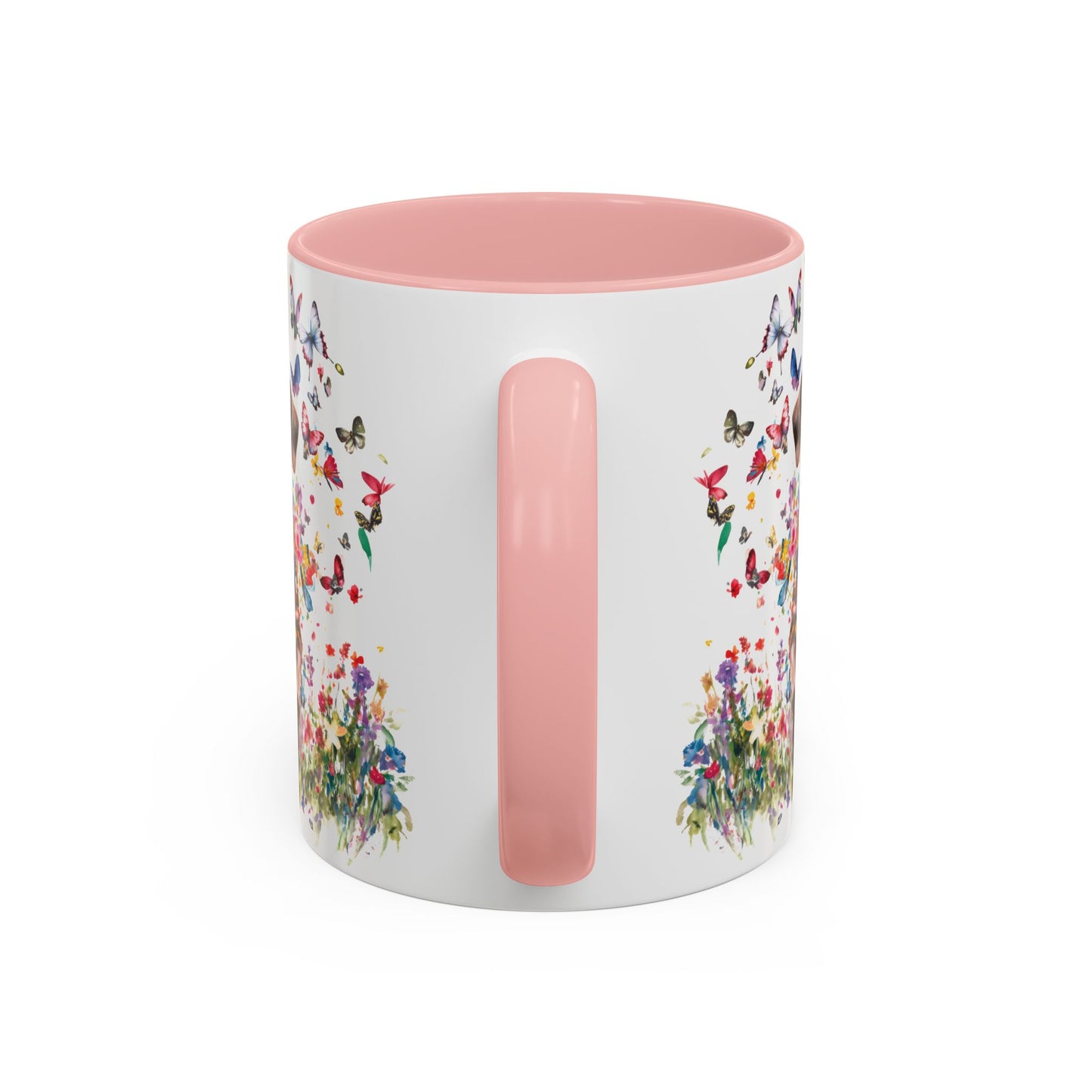 Chocolate Labrador #2 Personalized Accent Mugs, 11oz