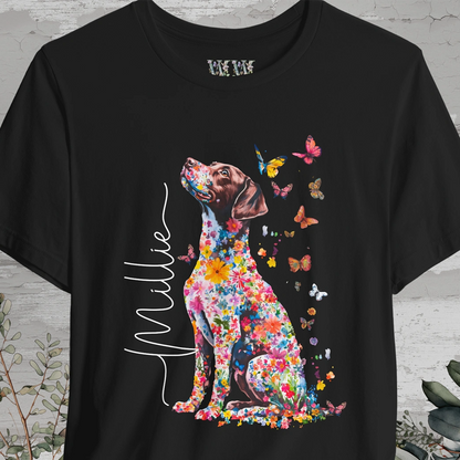 American Brittany #4 Floral Personalized T shirt