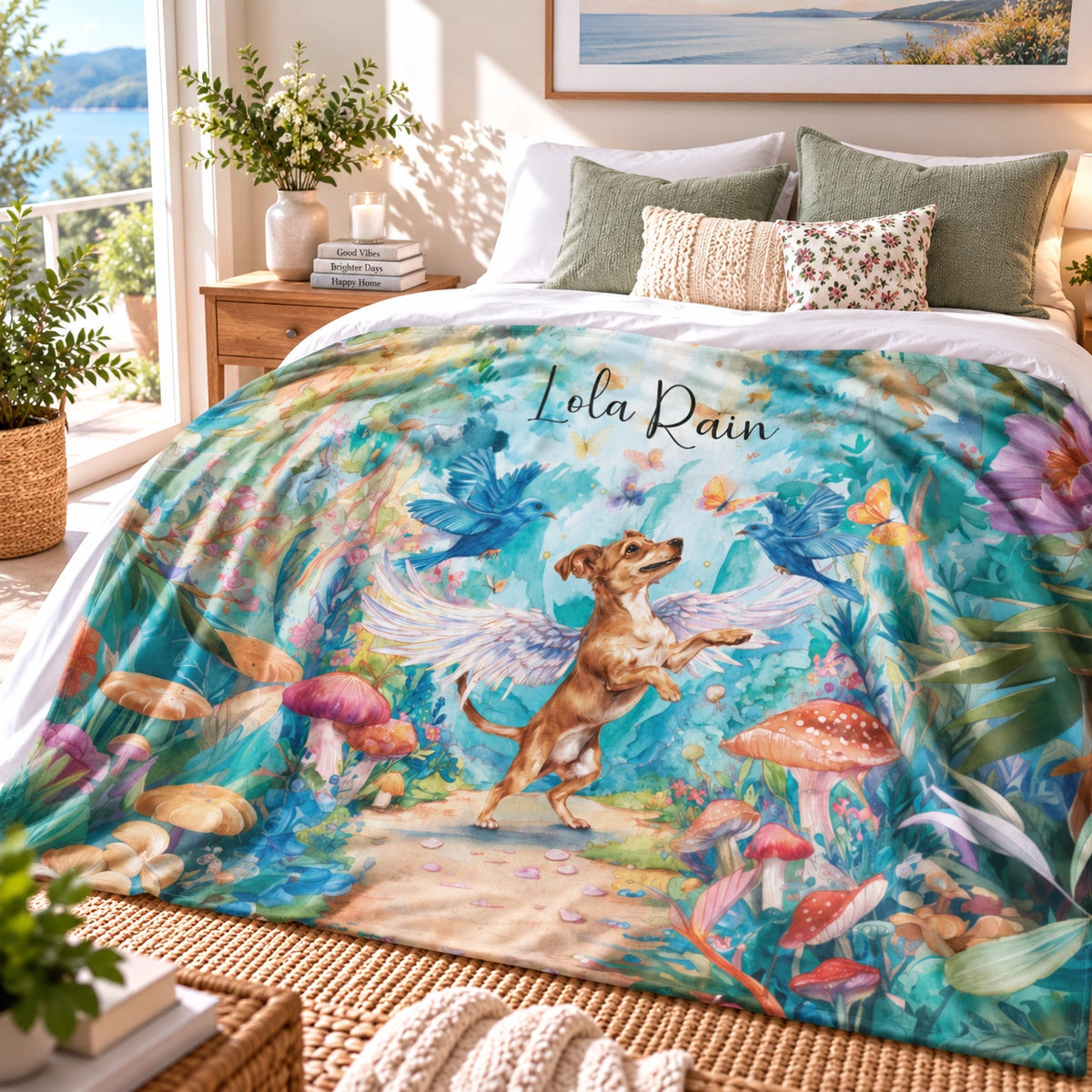 Angel Chiweenie Personalised Blanket