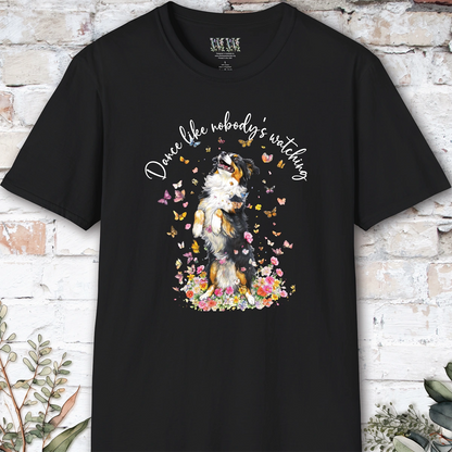 Australian Shepherd "Dance like nobody's watching" unisex T shirt