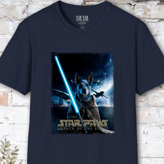 Australian Cattle Dog (Blue Heeler) Star Paws Unisex T shirt