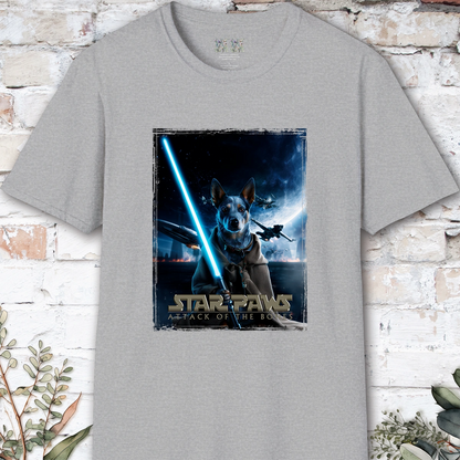 Australian Cattle Dog (Blue Heeler) Star Paws Unisex T shirt
