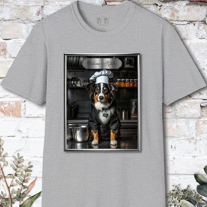 Australian Shepherd Chef Unisex T shirt