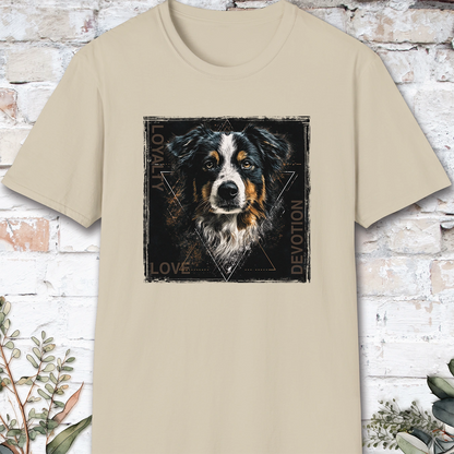 Australian Shepherd Devotion, Loyalty, Love, Devotion unisex T Shirt