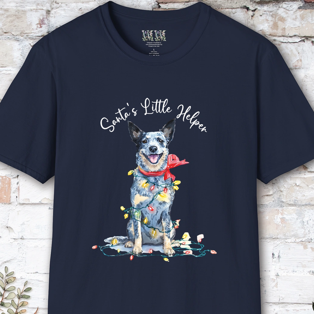 Australian Cattle Dog - Blue Heeler #1 Santa's little helper. unisex T shirt