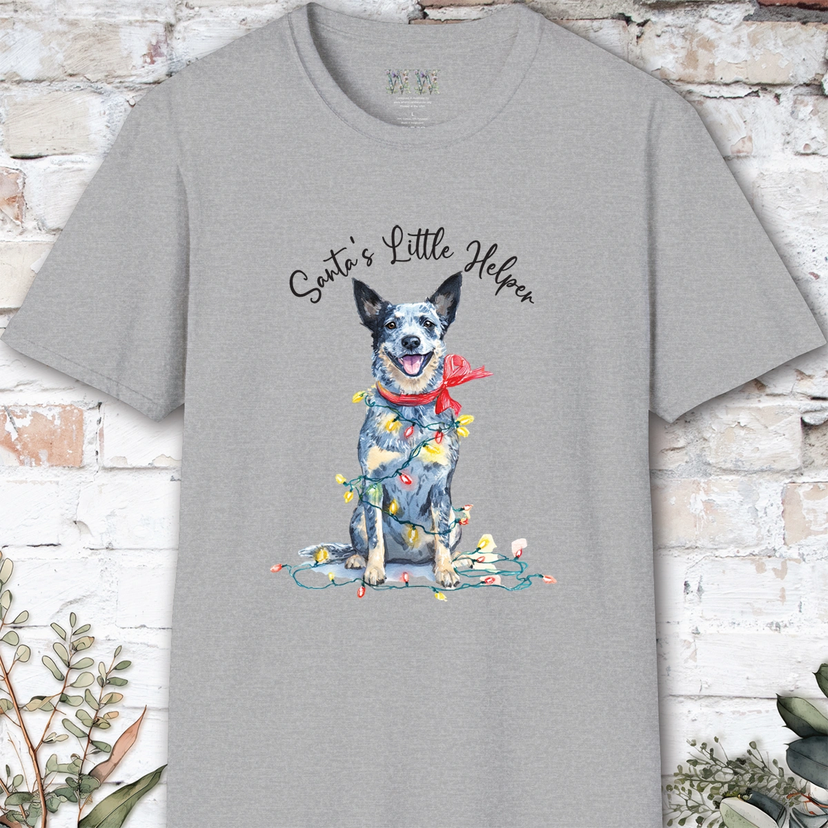 Australian Cattle Dog - Blue Heeler #1 Santa's little helper. unisex T shirt