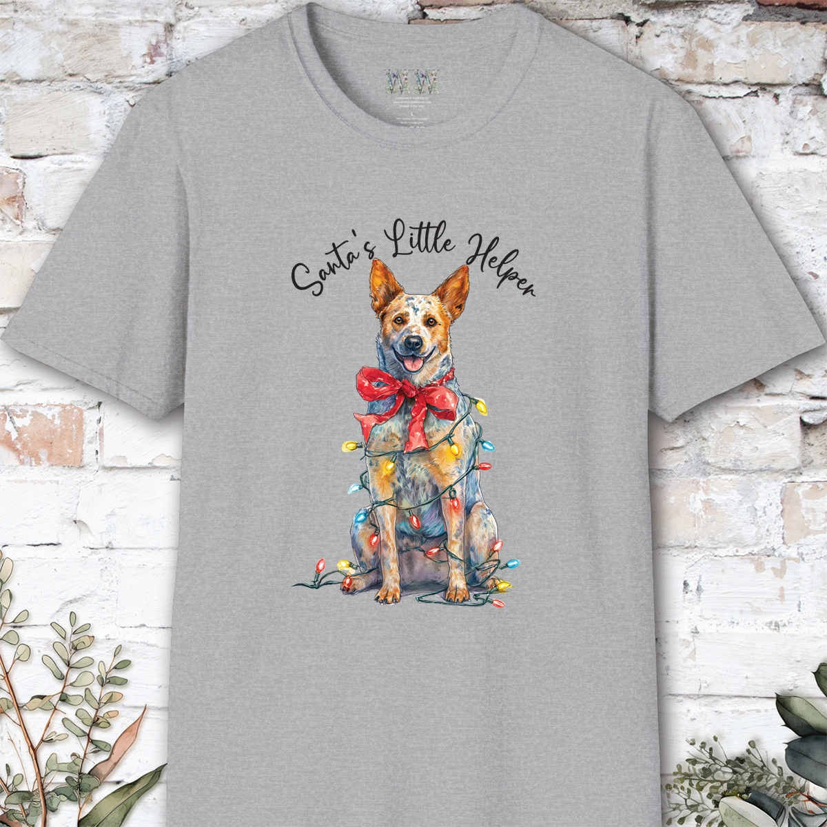 Australian Cattle Dog - Red Heeler #2 Santa's little helper. unisex T shirt
