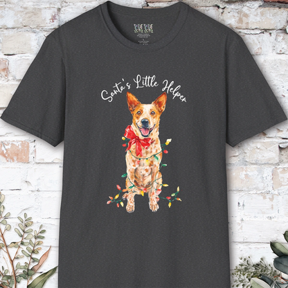Australian Cattle Dog #3 (Red Heeler) Santa's little helper. unisex T shirt