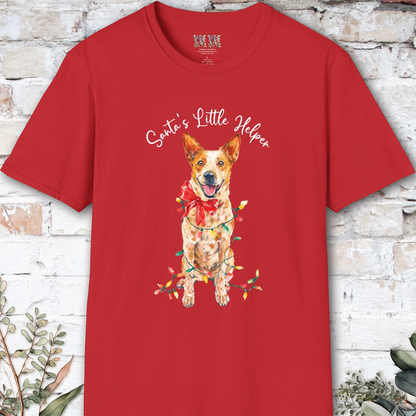 Australian Cattle Dog #3 (Red Heeler) Santa's little helper. unisex T shirt