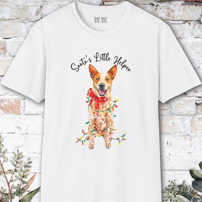 Australian Cattle Dog #3 (Red Heeler) Santa's little helper. unisex T shirt