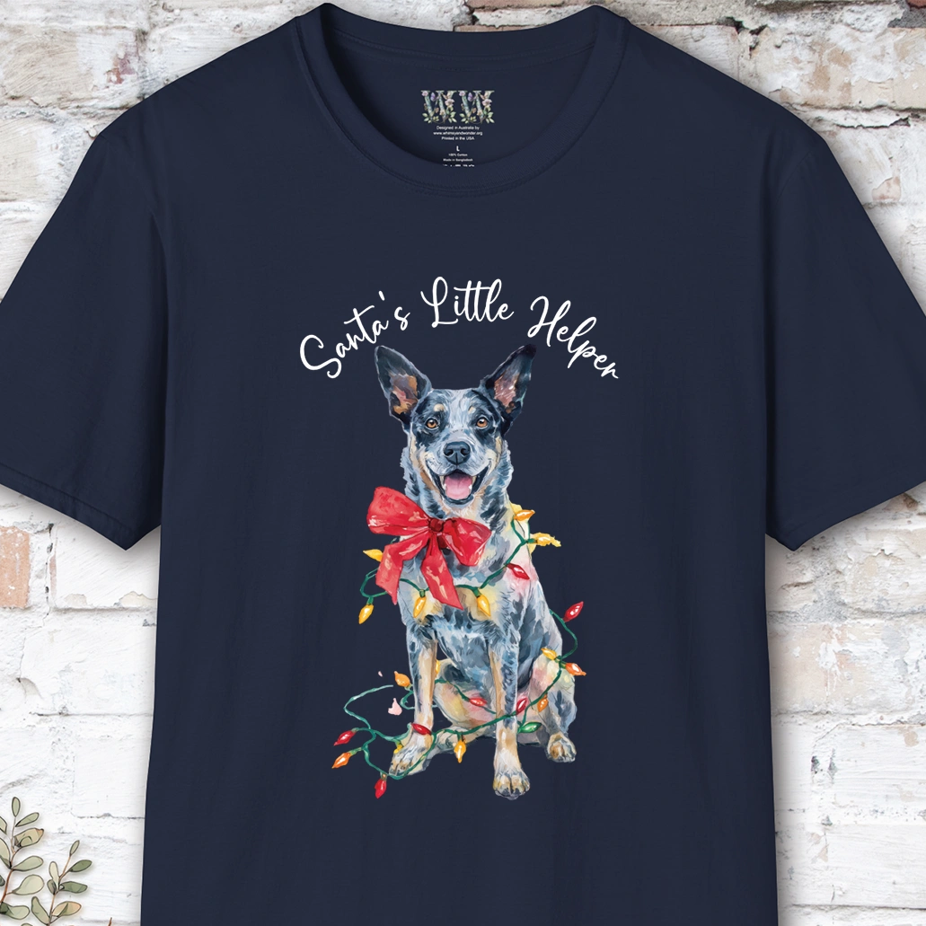 Australian Cattle Dog #4 (Blue Heeler)Santa's little helper. unisex T shirt