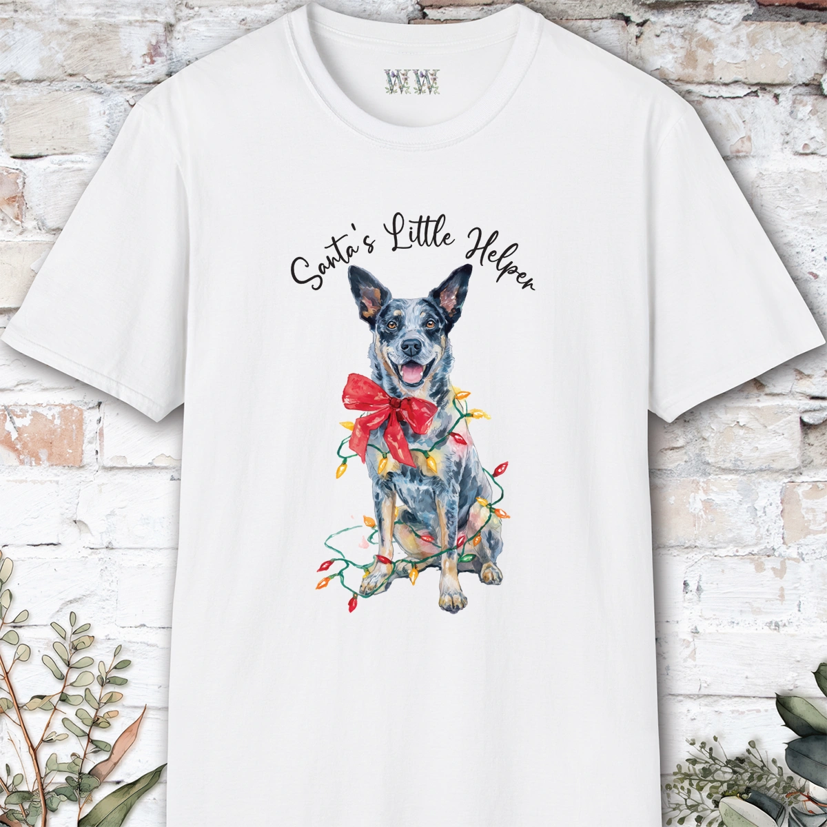 Australian Cattle Dog #4 (Blue Heeler)Santa's little helper. unisex T shirt