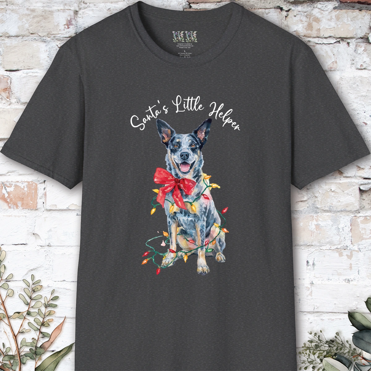 Australian Cattle Dog #4 (Blue Heeler)Santa's little helper. unisex T shirt