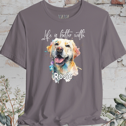 Labrador #2 'Life is better with'  Personalized T shirt