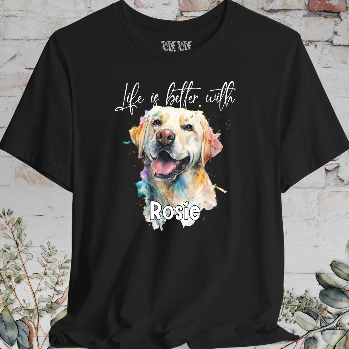 Labrador #2 'Life is better with'  Personalized T shirt