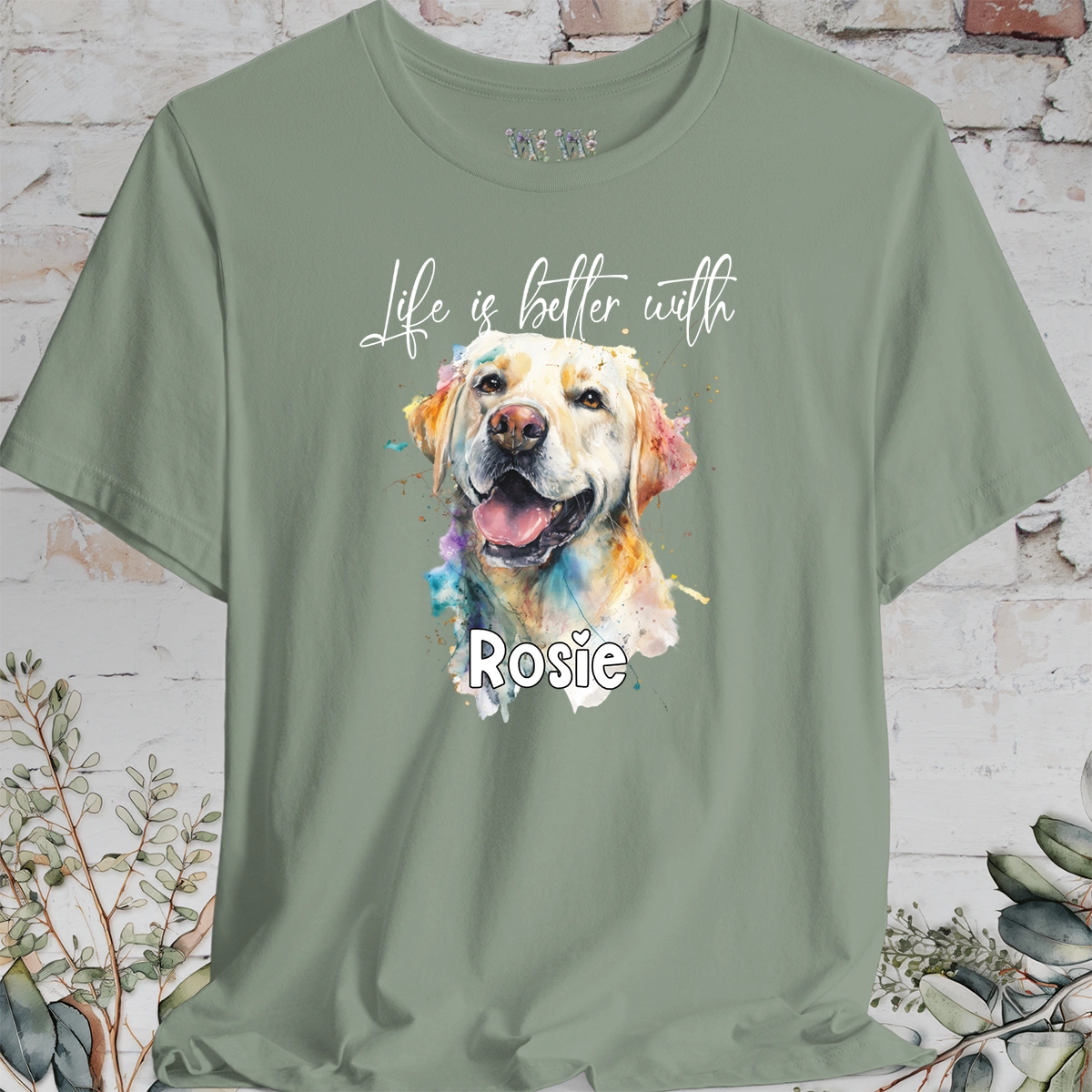 Labrador #2 'Life is better with'  Personalized T shirt