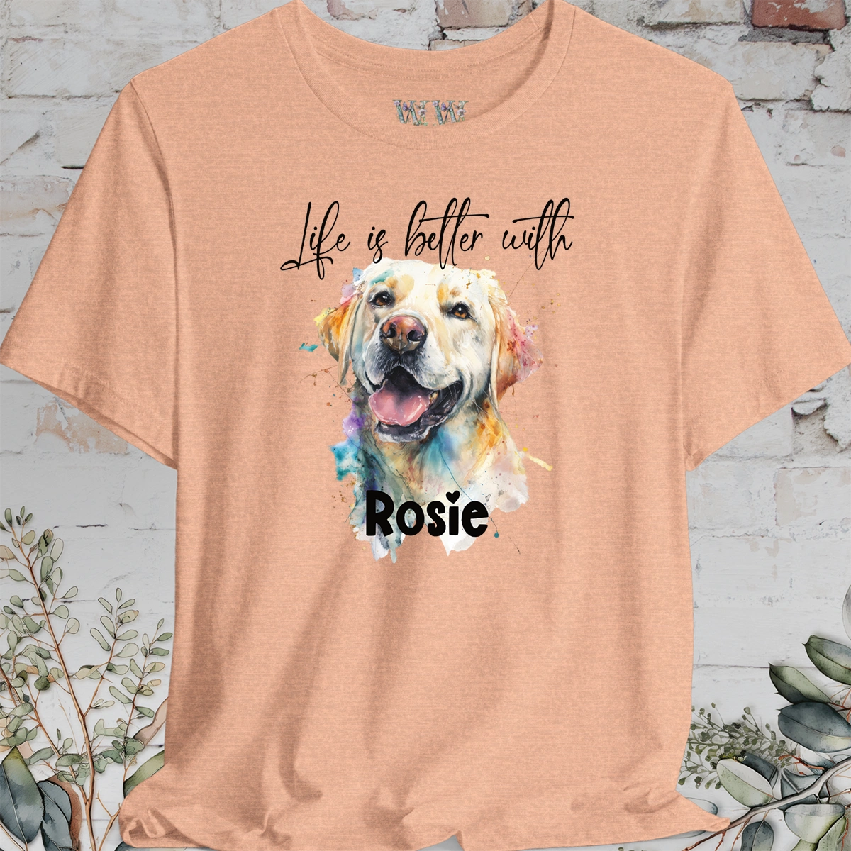 Labrador #2 'Life is better with'  Personalized T shirt