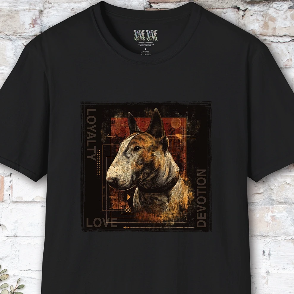 British Bull Terrier #1 Devotion, Loyalty, Love T-Shirt