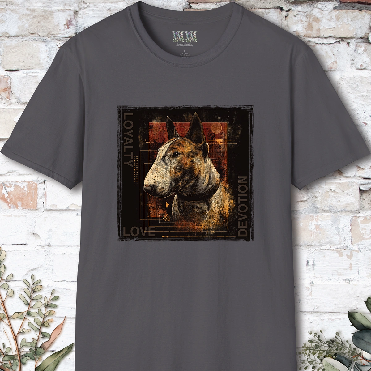 British Bull Terrier #1 Devotion, Loyalty, Love T-Shirt