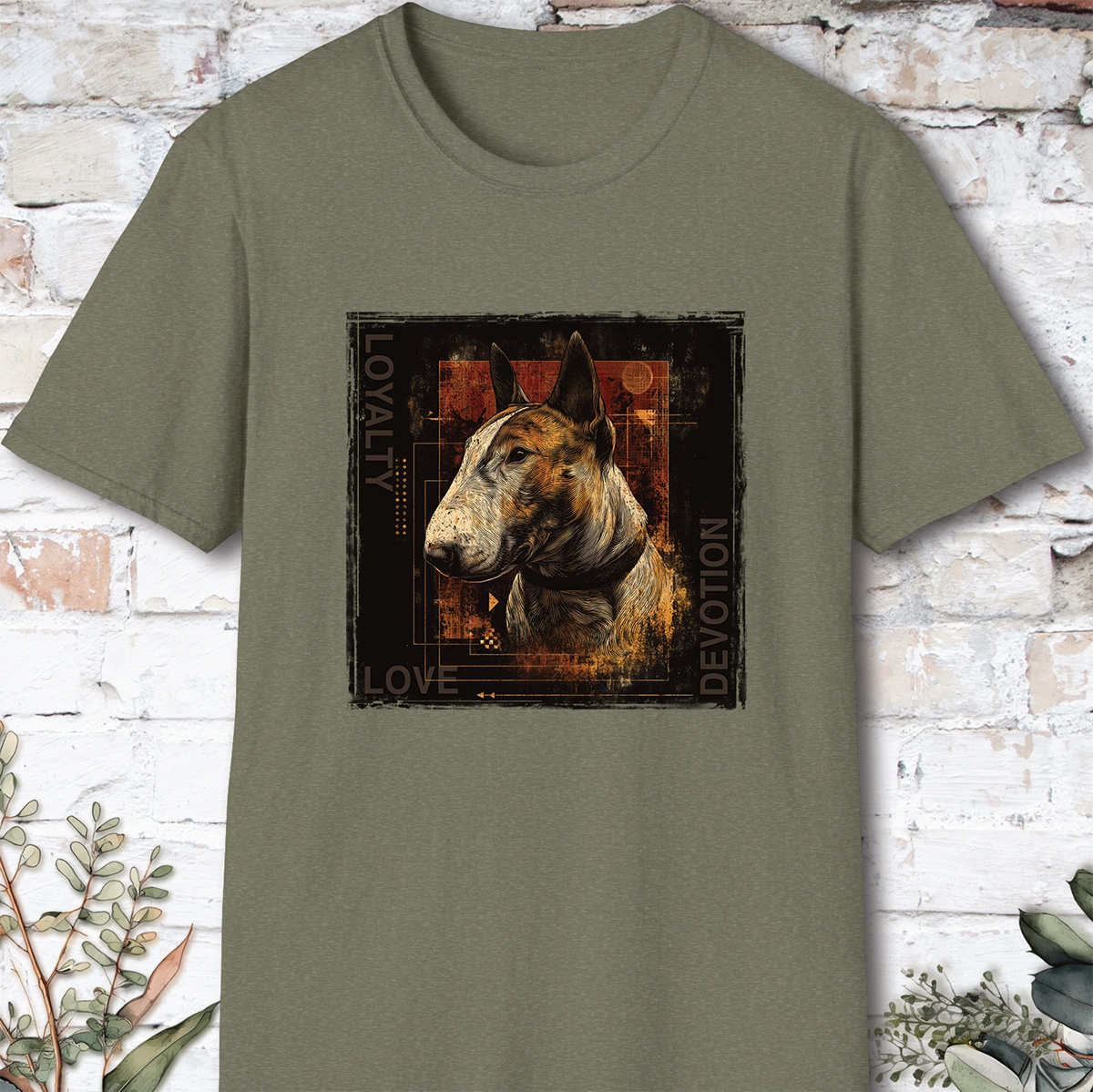 British Bull Terrier #1 Devotion, Loyalty, Love T-Shirt