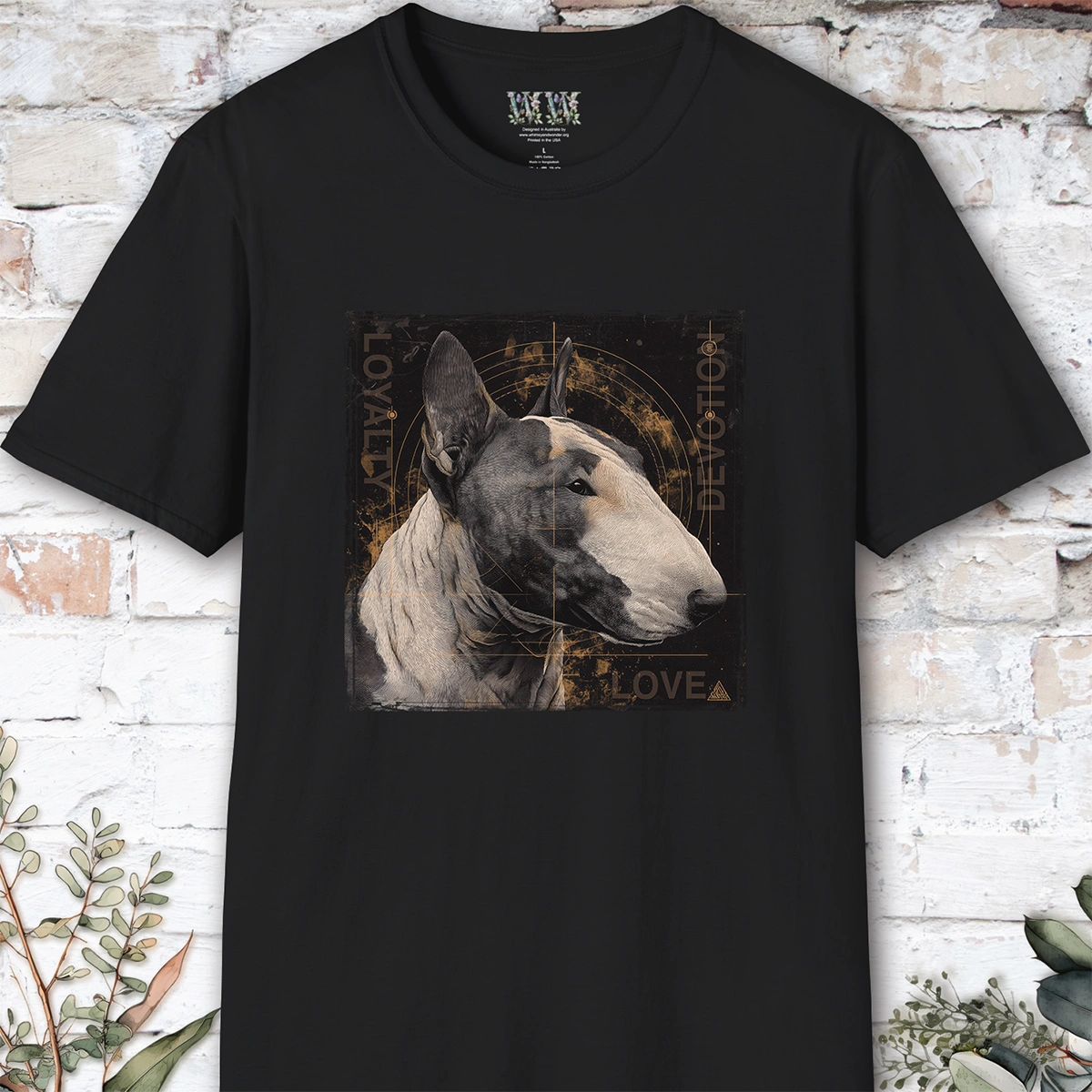 British Bull Terrier #2 Devotion, Loyalty, Love T-Shirt