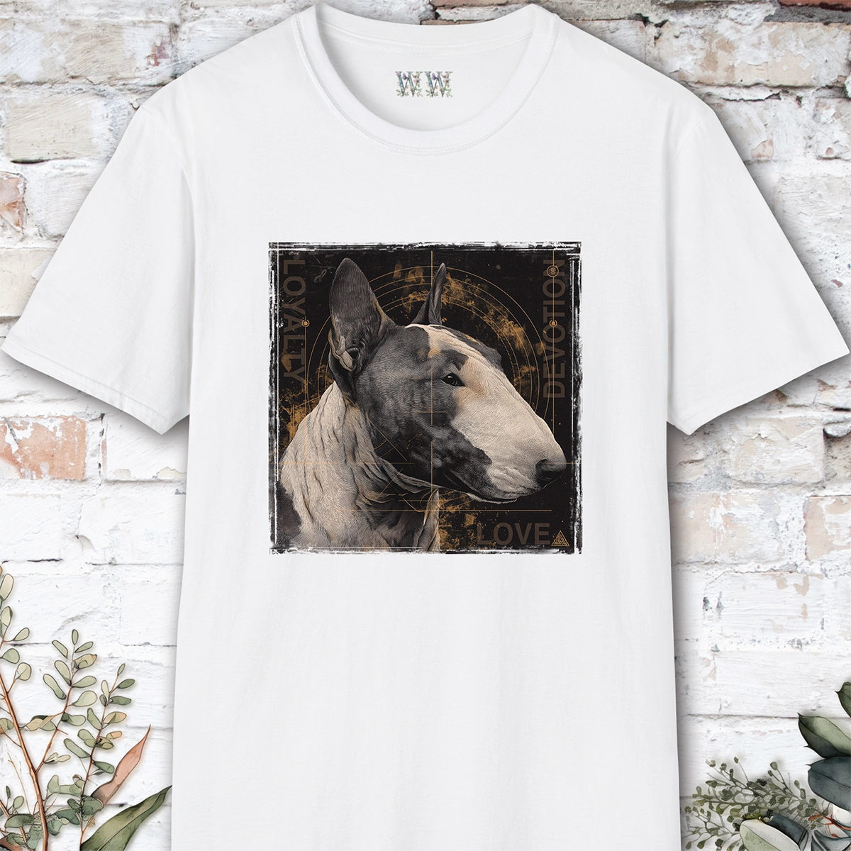 British Bull Terrier #2 Devotion, Loyalty, Love T-Shirt