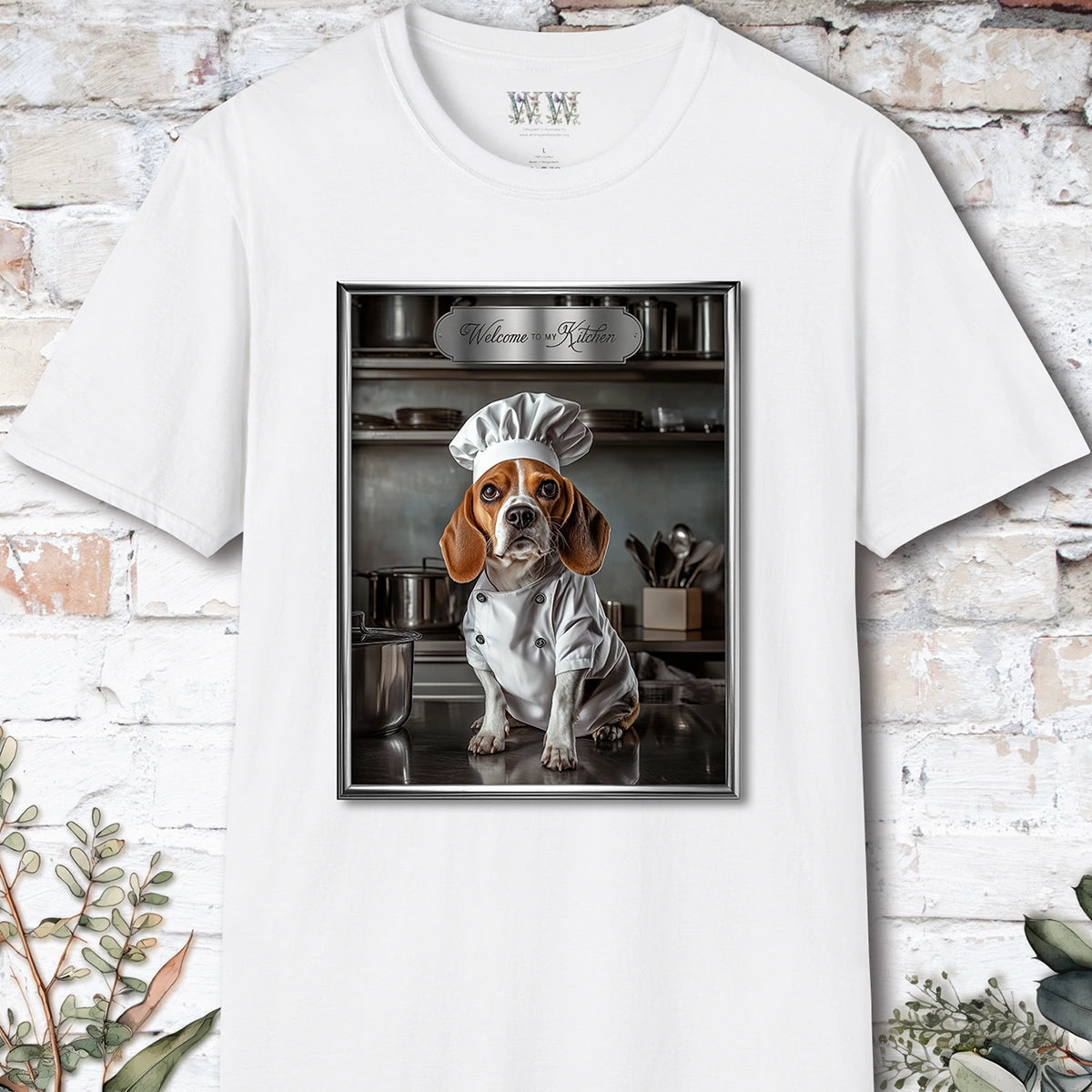 Beagle Chef Unisex T shirt