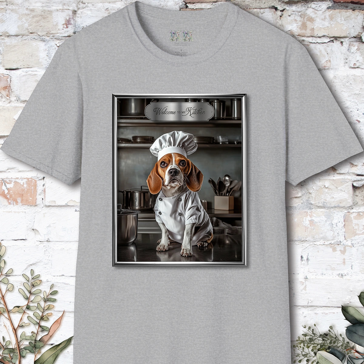 Beagle Chef Unisex T shirt