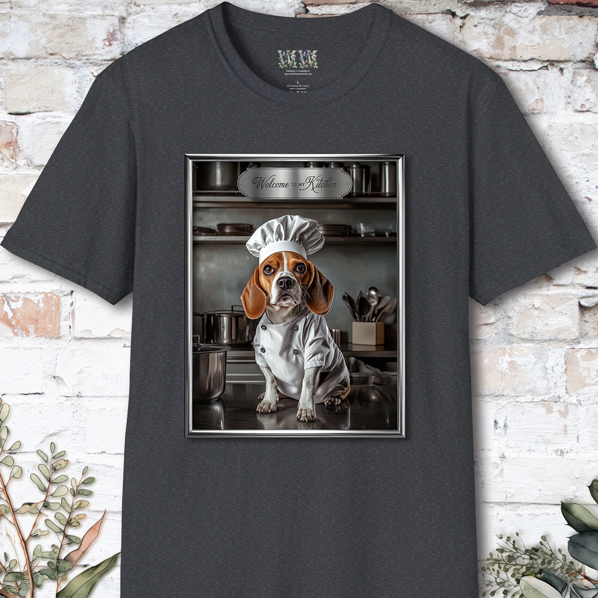 Beagle Chef Unisex T shirt