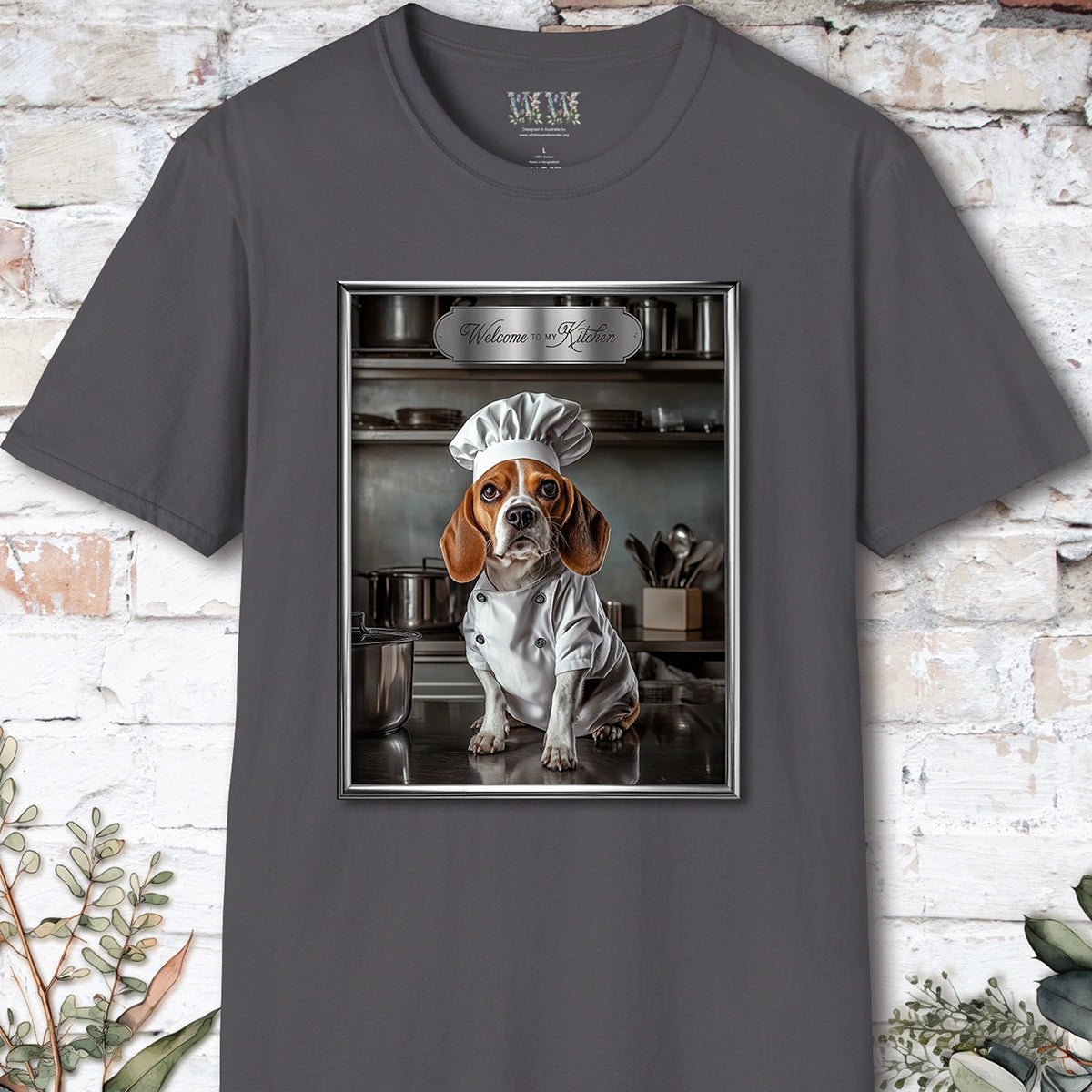 Beagle Chef Unisex T shirt