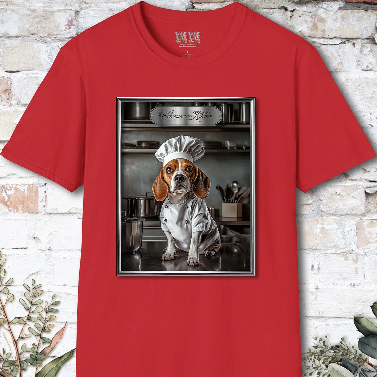Beagle Chef Unisex T shirt