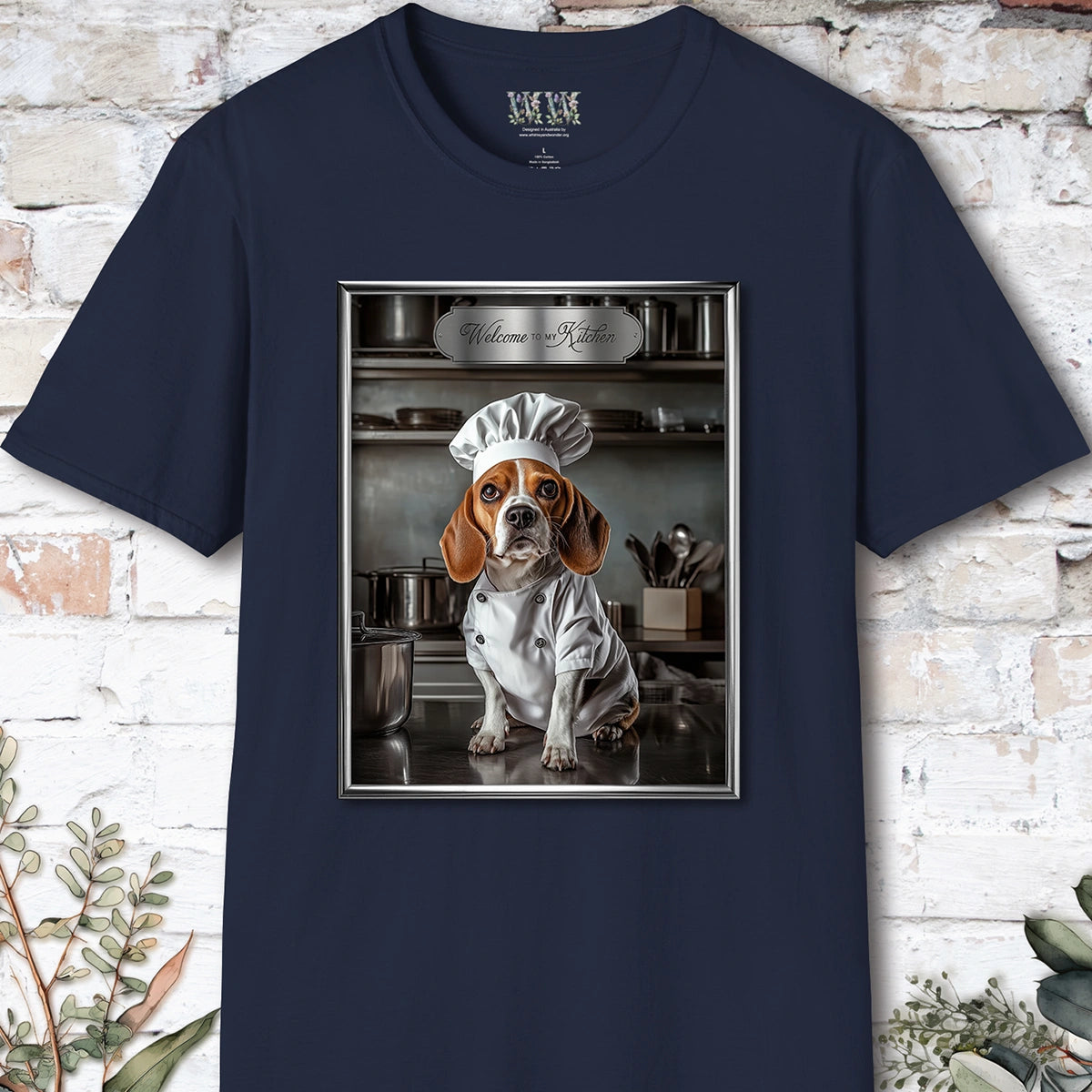 Beagle Chef Unisex T shirt