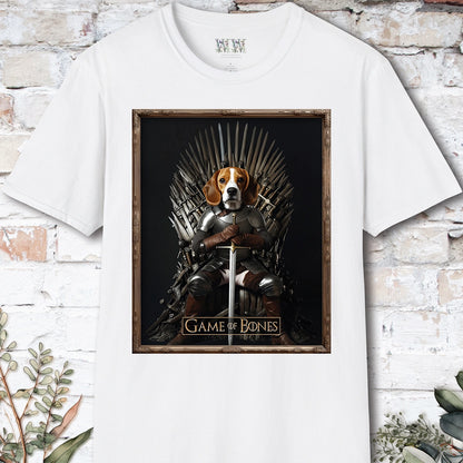 Beagle Game of Bones, Unisex T shirt