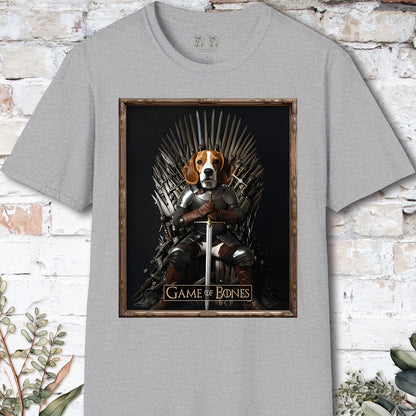 Beagle Game of Bones, Unisex T shirt
