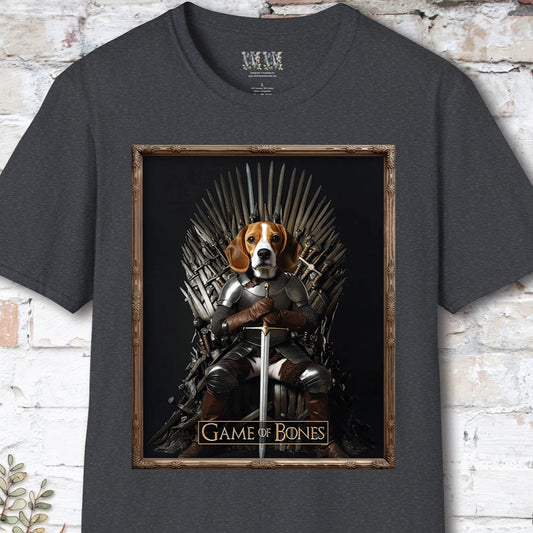 Beagle Game of Bones, Unisex T shirt