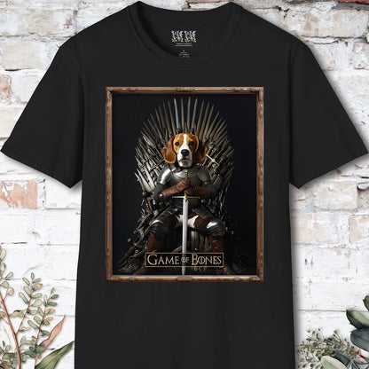 Beagle Game of Bones, Unisex T shirt