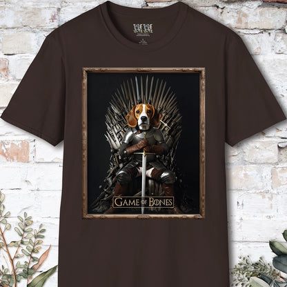 Beagle Game of Bones, Unisex T shirt