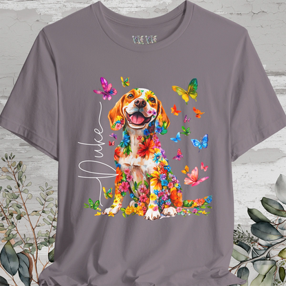 Beagle #1 Floral Personalized T shirt