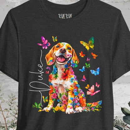 Beagle #1 Floral Personalized T shirt