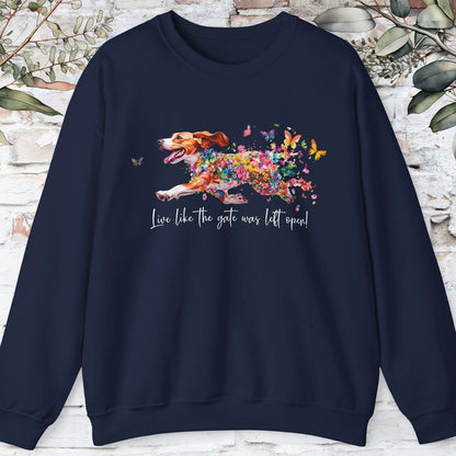 Beagle #2 Live like the gate was left open Personalised Sweatshirt