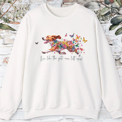 Beagle #2 Live like the gate was left open Personalised Sweatshirt