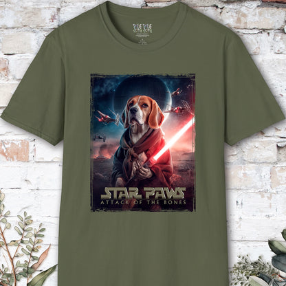 Beagle Star Paws Unisex T shirt